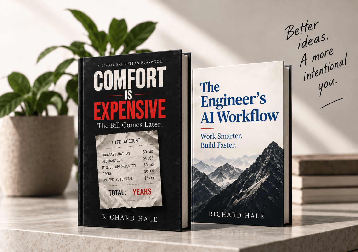 Comfort Is Expensive and The Engineer's AI Workflow standing on a counter