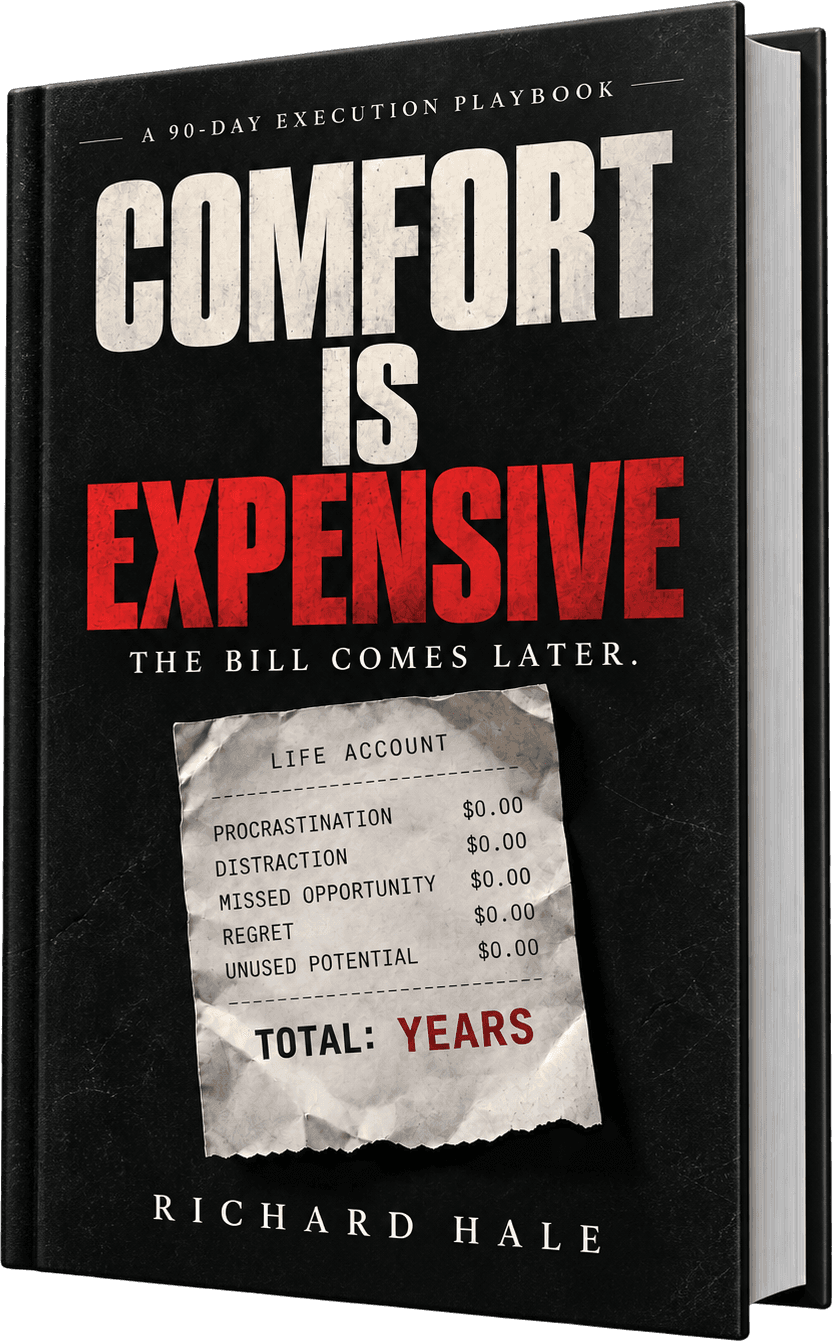 Comfort Is Expensive hardback, by Richard Hale